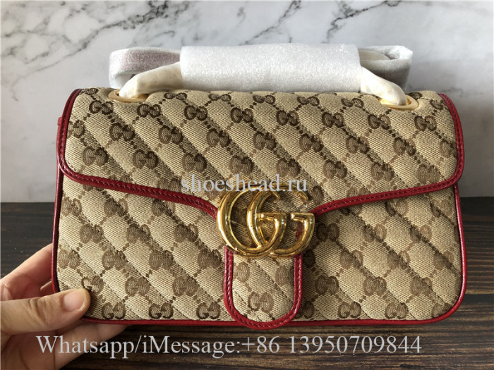 Original Gucci Red GG Marmont Bag