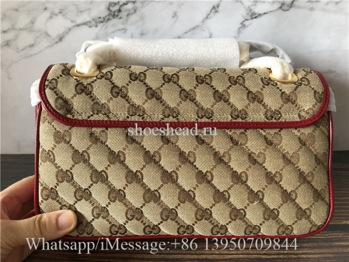 Original Gucci Red GG Marmont Bag