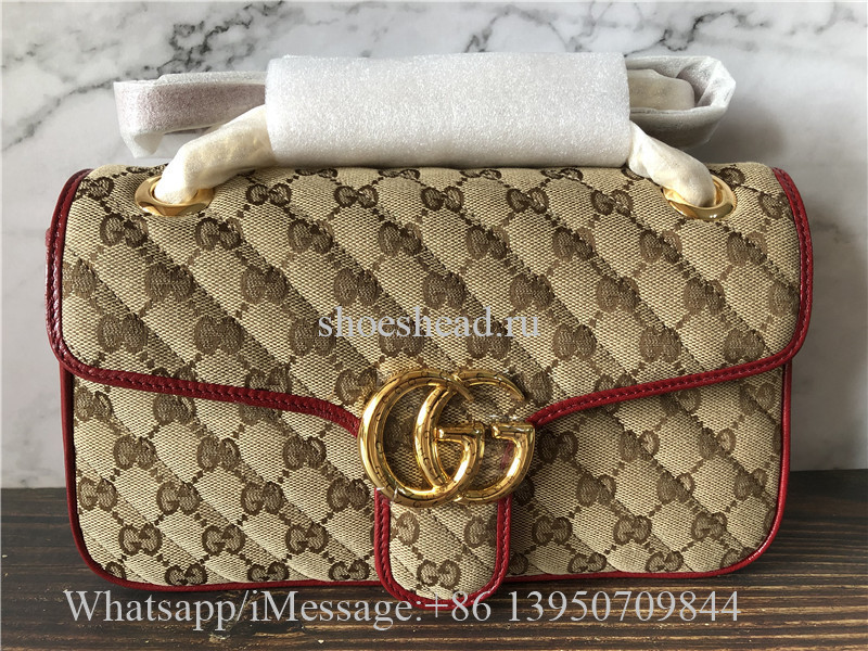 Original Gucci Red GG Marmont Bag
