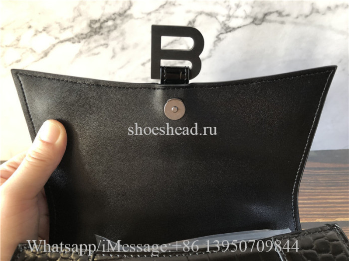 Original Balenciaga Hourglass Xs Top Handle Bag Aw19