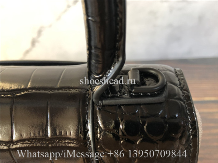 Original Balenciaga Hourglass Xs Top Handle Bag Aw19