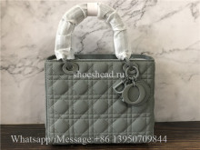 Original Quality Dior Lady Handbag Green Lambskin