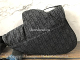 Original Dior Saddle Bag Oblique Jacquard Black