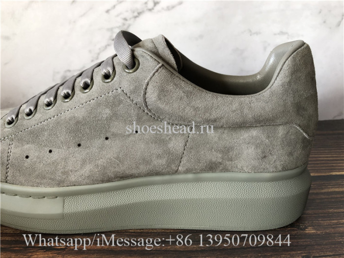 Super Quality Alexander McQueen Oversized Sneaker Grey Suede