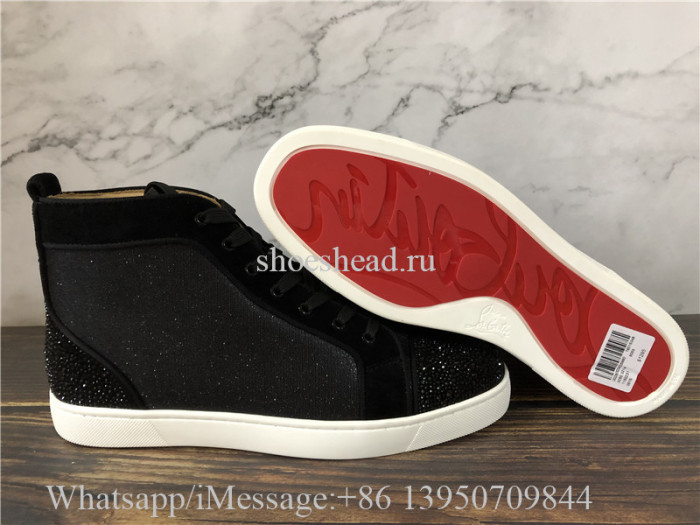 Christian Louboutin Flat High Top Black