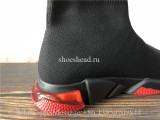 Balenciaga Speed Trainer Black Red Air Bubble Sole