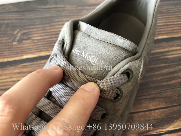 Super Quality Alexander McQueen Oversized Sneaker Grey Suede
