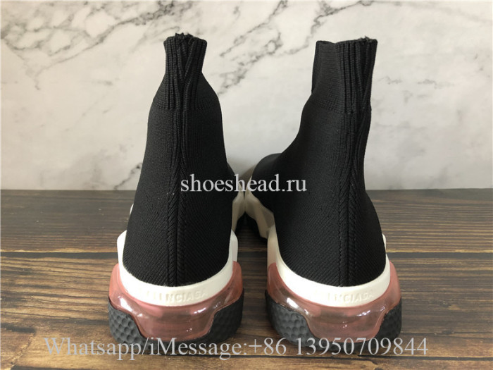 Balenciaga Speed Trainer Black Pink Air Bubble Sole