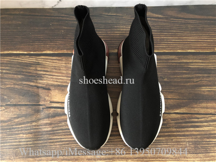 Balenciaga Speed Trainer Black Pink Air Bubble Sole