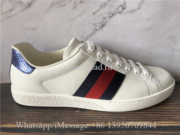 Super Quality Gucci Ace Embroidered Sneaker Blue