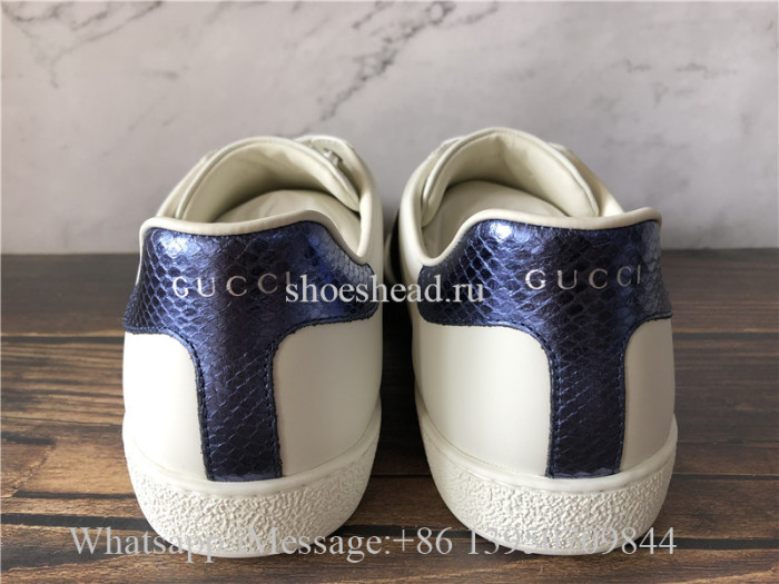 Super Quality Gucci Ace Embroidered Sneaker Blue