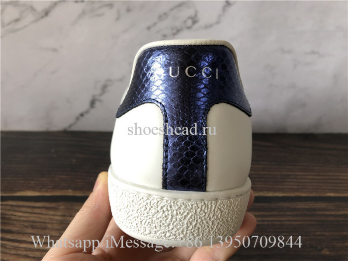 Super Quality Gucci Ace Embroidered Sneaker Blue