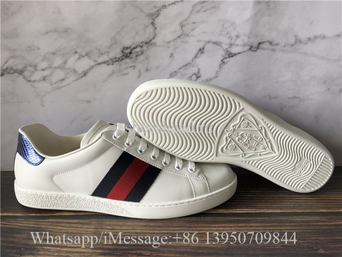 Super Quality Gucci Ace Embroidered Sneaker Blue