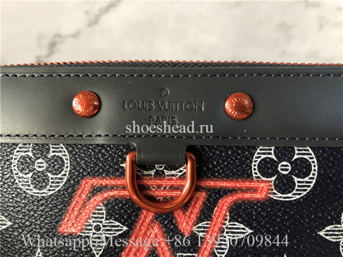 Original Louis Vuitton Monogram Upside Down Canvas Discovery Pochette PM M62898