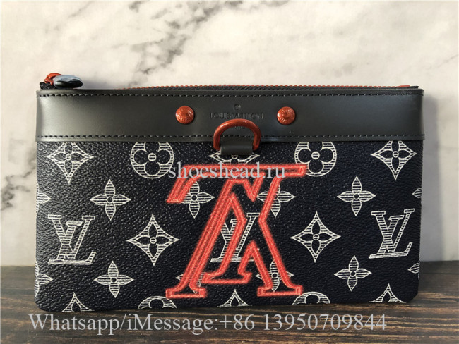 Original Louis Vuitton Monogram Upside Down Canvas Discovery Pochette PM M62898