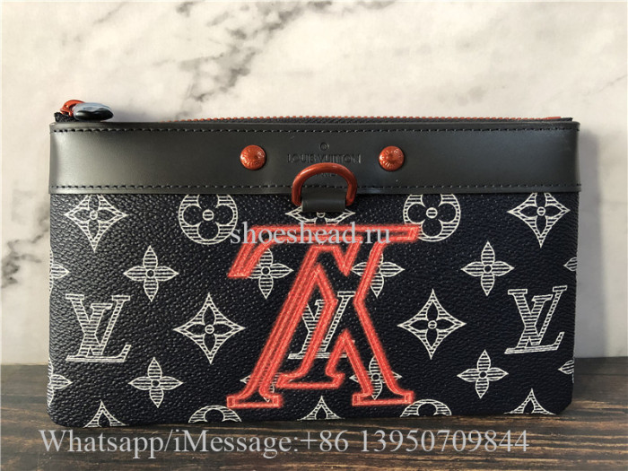 Original Louis Vuitton Monogram Upside Down Canvas Discovery Pochette PM M62898