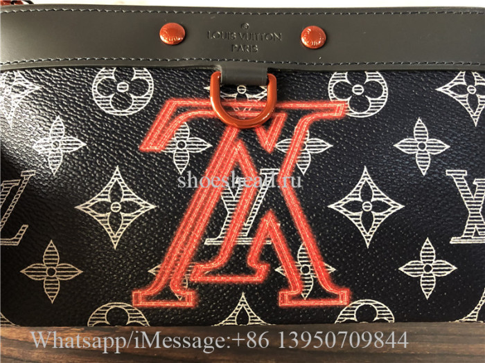 Original Louis Vuitton Monogram Upside Down Canvas Discovery Pochette PM M62898