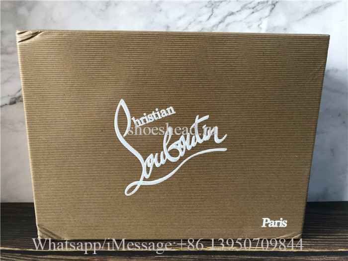 Christian Louboutin Spike Flat High Top Black Stadus