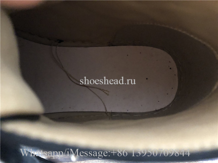 Christian Louboutin Spike Flat High Top Black Stadus