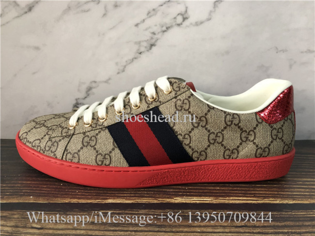 Super Quality Gucci Ace Embroidered GG Supreme Sneaker