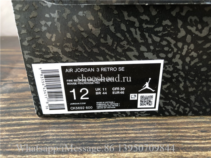 Air Jordan 3 SE Unite Fire Red