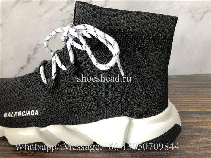 Balenciaga Speed Trainer Black White Sole