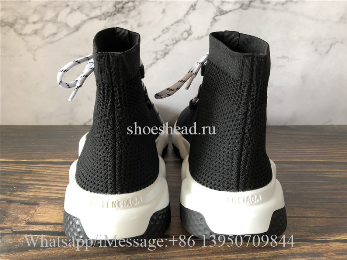 Balenciaga Speed Trainer Black White Sole