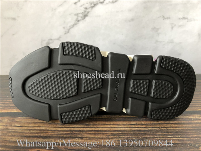 Balenciaga Speed Trainer Air Bubble Black Rose Pink