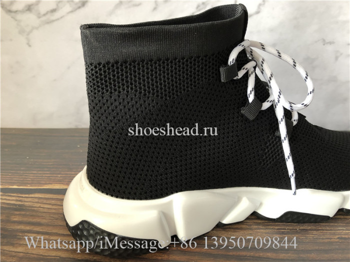 Balenciaga Speed Trainer Black White Sole
