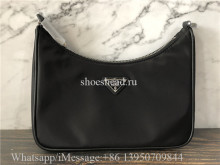 Orginal Quality Prada Nylon Re-Edition 2005 Shoulder Bag Black