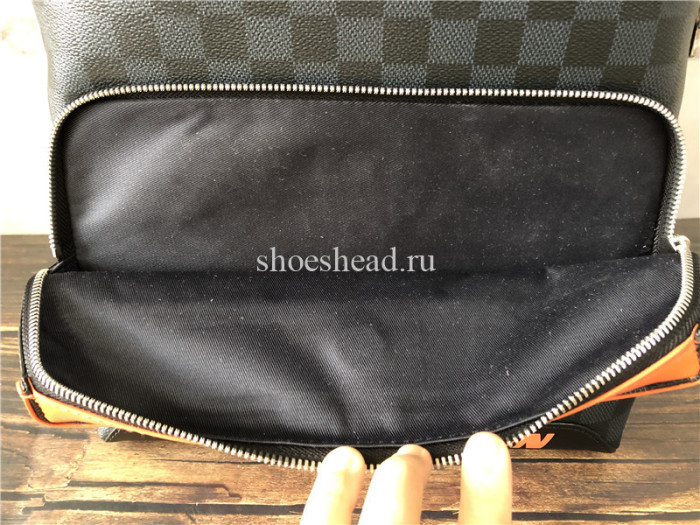 Original Louis Vuitton Discovery Backpack PM Damier Cobalt Canvas