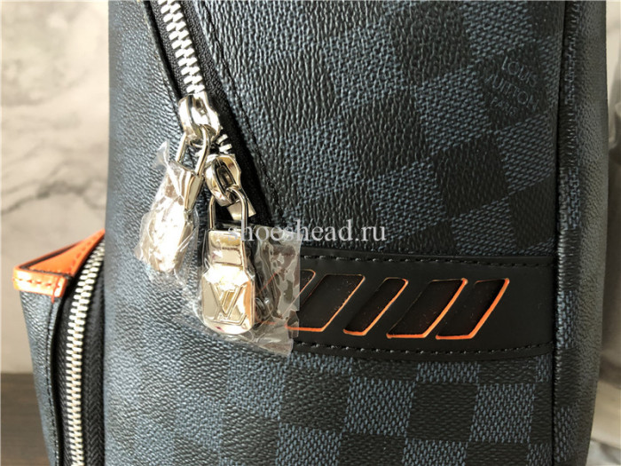 Original Louis Vuitton Discovery Backpack PM Damier Cobalt Canvas