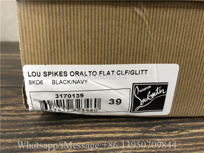 Christian Louboutin Spike Flat High Top Shoes