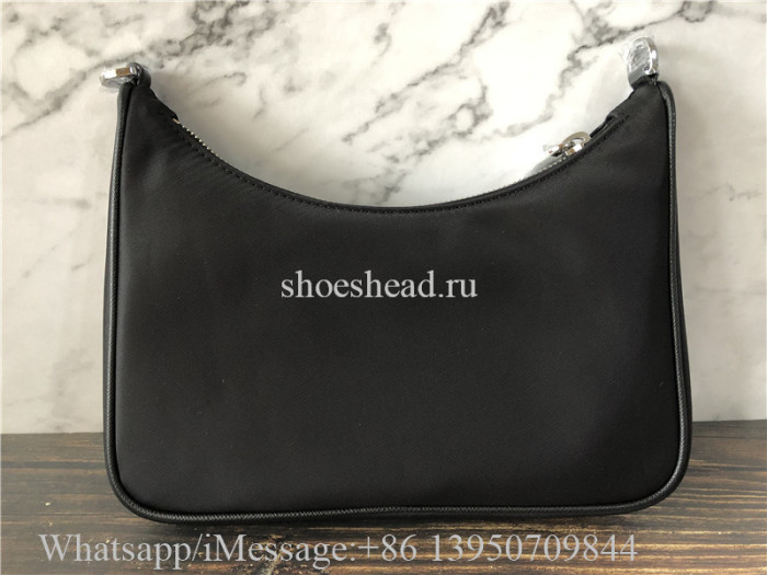 Orginal Quality Prada Nylon Re-Edition 2005 Shoulder Bag Black