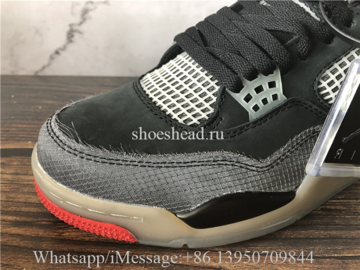 Off White x Air Jordan 4 Bred