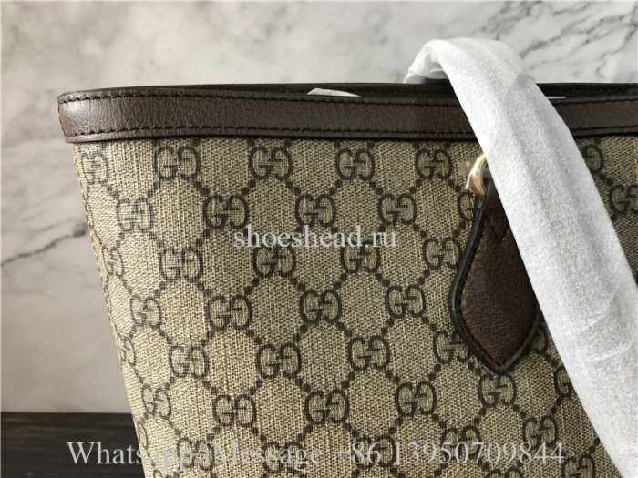 Original Gucci Ophidia GG Medium Tote Beige Bag