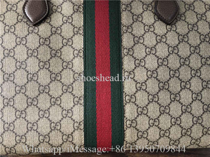 Original Gucci Ophidia GG Medium Tote Beige Bag