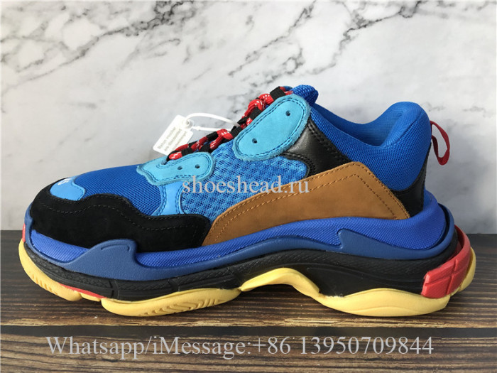 Balenciaga Triple S Trainer Blue Black Red