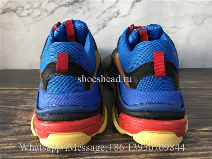 Balenciaga Triple S Trainer Blue Black Red