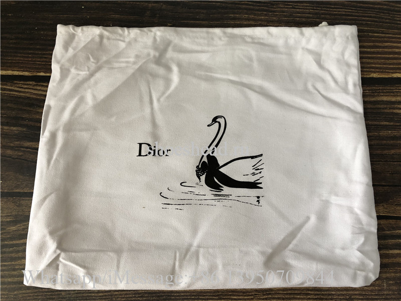 Original Quality Christian Dior Black Leather Saddle Bag