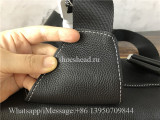 Original Quality Christian Dior Black Leather Saddle Bag