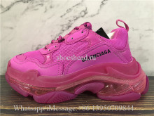 Super Quality Balenciaga Triple S Clear Sole Trainer Rose Pink