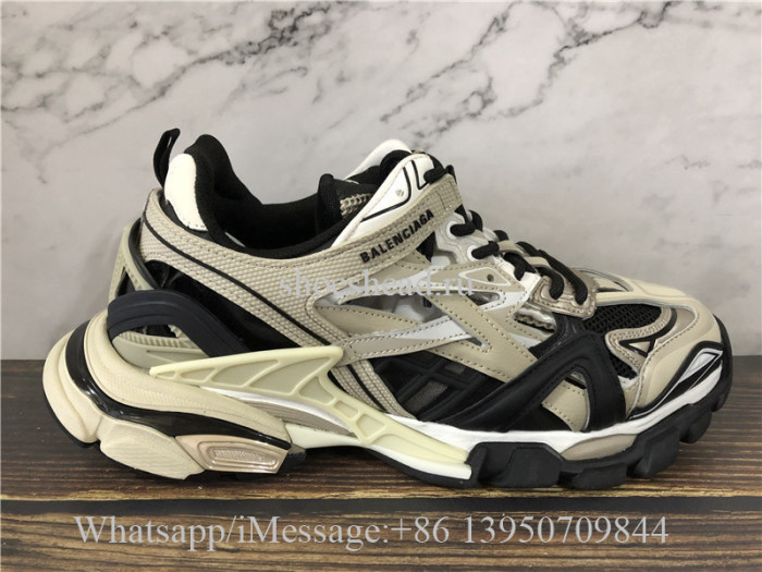 Balenciaga Track 2.0 Trainer Black Beige
