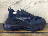 Super Quality Balenciaga Triple S Clear Sole Trainer Blue