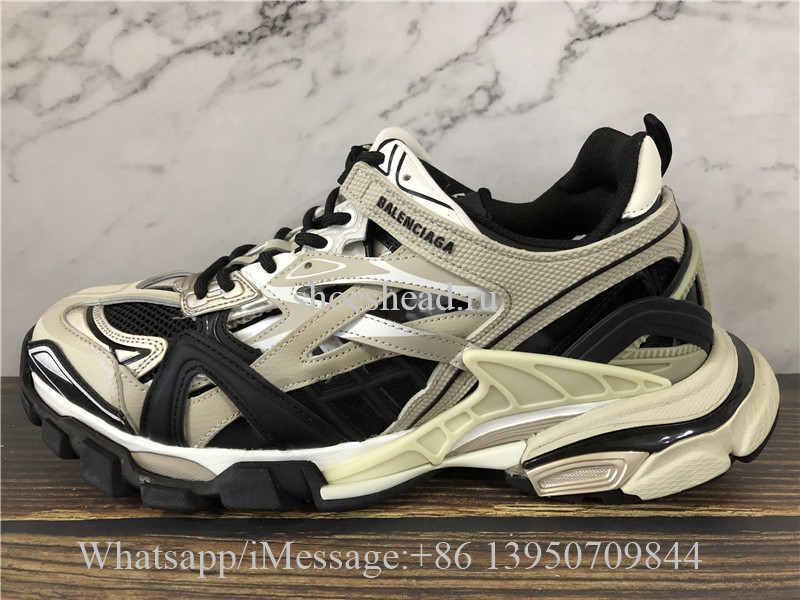 Balenciaga Track 2.0 Trainer Black Beige