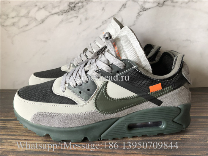 Off White x Nike Air Max 90 Wolf Grey