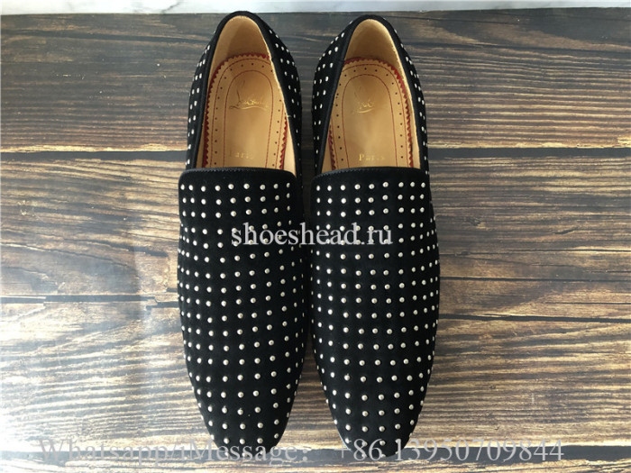 Christian Louboutin Roller Boy Black Suede Opera Sneaker