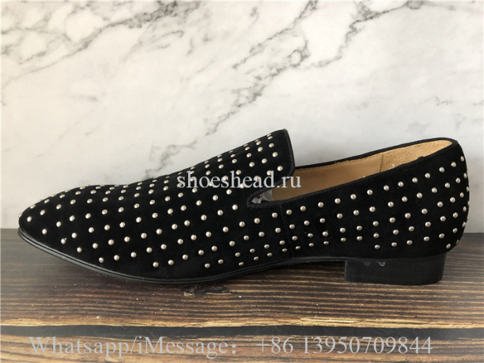 Christian Louboutin Roller Boy Black Suede Opera Sneaker
