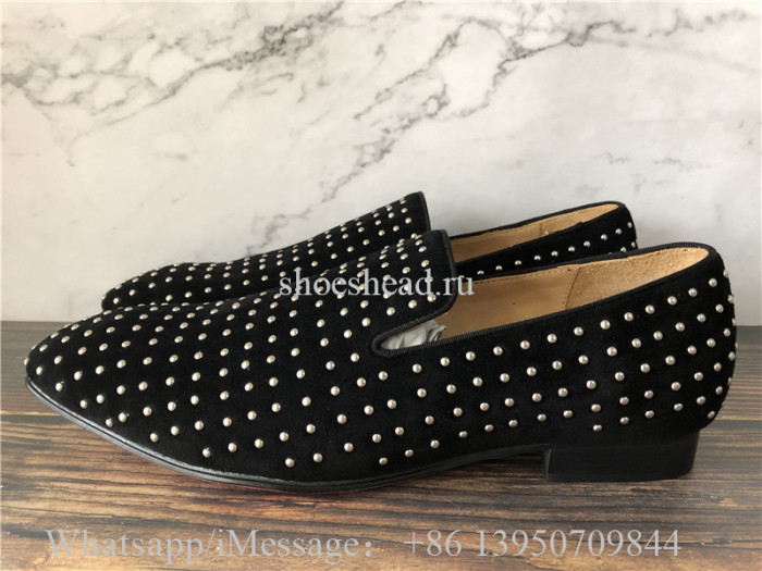 Christian Louboutin Roller Boy Black Suede Opera Sneaker
