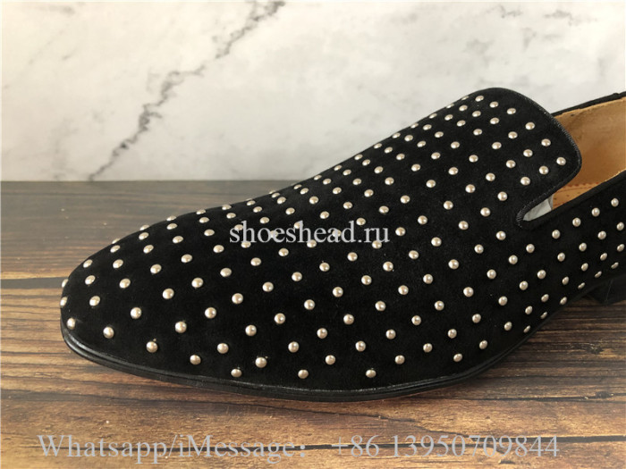 Christian Louboutin Roller Boy Black Suede Opera Sneaker
